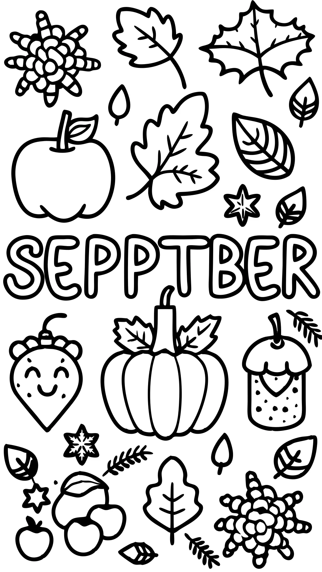 coloring pages september